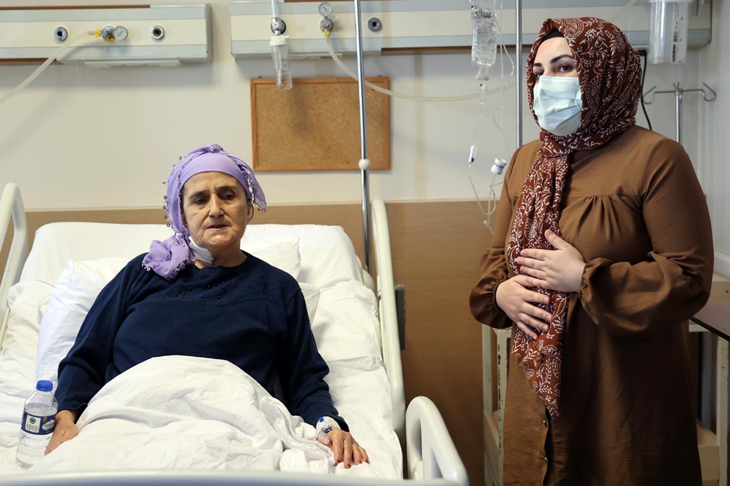 Samsun’da gelin kayınvalidesine karaciğerini verdi