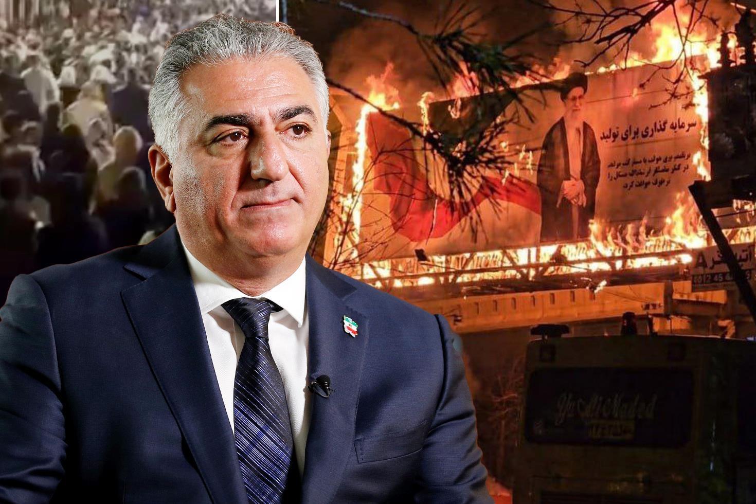 Protestolar sürerken İran Şahı’nın oğlu Pehlevi’den “Ben hazırım“ mesajı