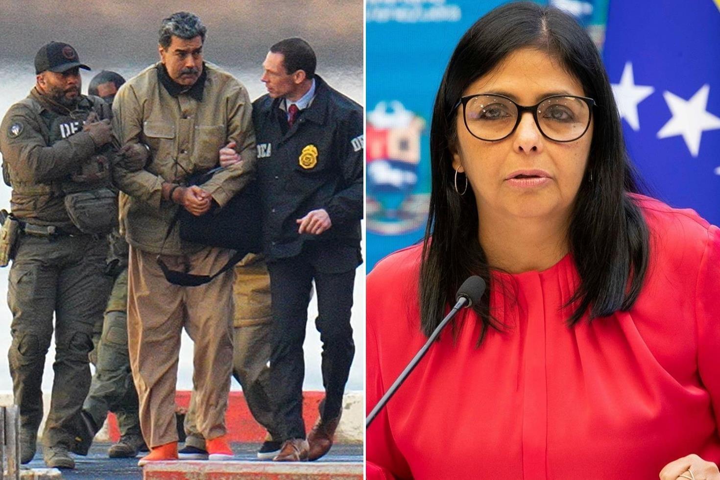 Maduro’nun koltuğuna oturan Delcy Rodriguez “ajan“ iddialarına ateş püskürdü