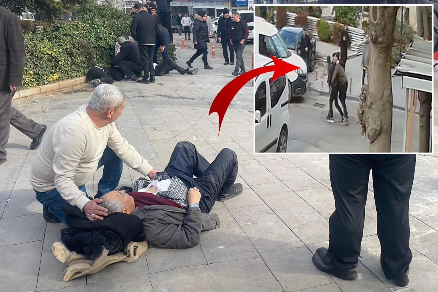 Baba ve 3 oğlunun silahlı saldırıya uğradığı anlar kamerada Bir acı haber geldi