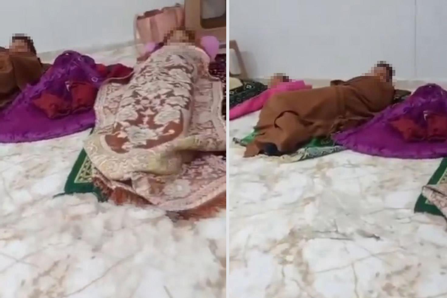 Hastane mescidinde yürek yakan görüntü: İzleyen herkes bakanlığı etiketledi