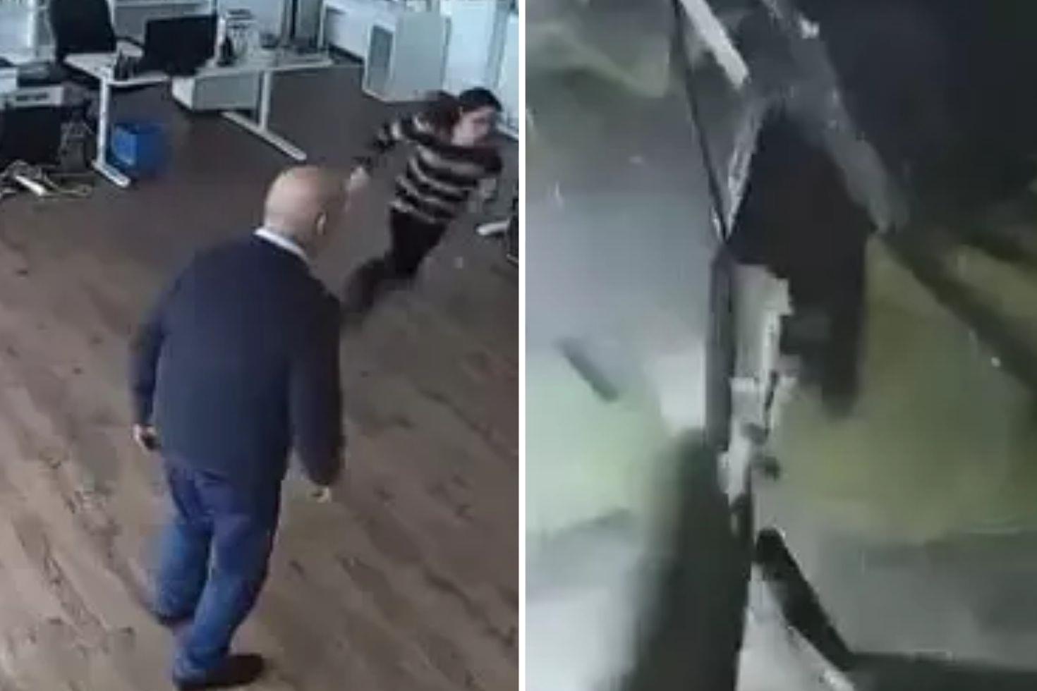 Lodos tavanı düşürdü, iki kişi son anda hayatta kaldı