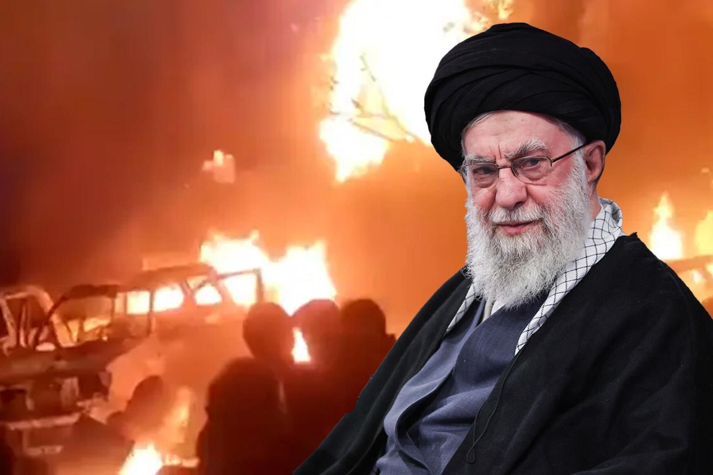 İran’da kaos büyüyor Cami ve belediye binası ateşe verildi, “Ölüm“ sloganları atılıyor