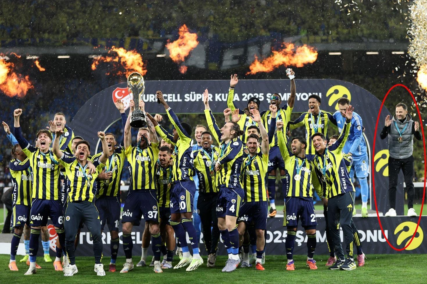 Kupa töreninde dikkat çeken an Gerçek ortaya çıktı