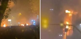 Komşu adım adım iç savaşa gidiyor! Yüzlerce dükkanı ateşe verdiler