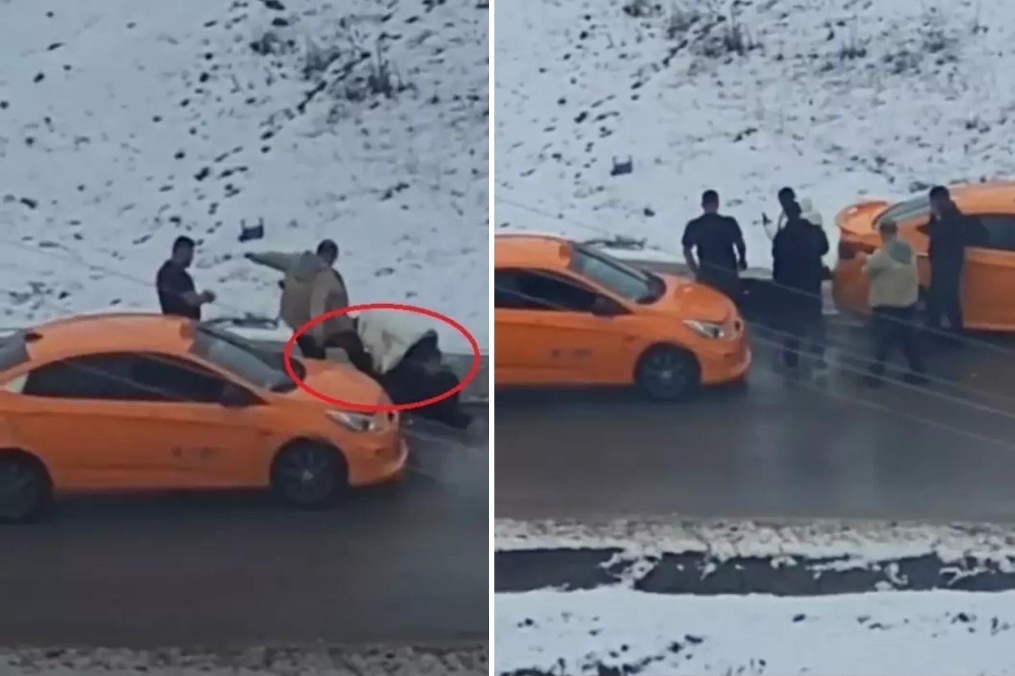 Yolun ortasında acımadan vurdular İşte dehşet anları