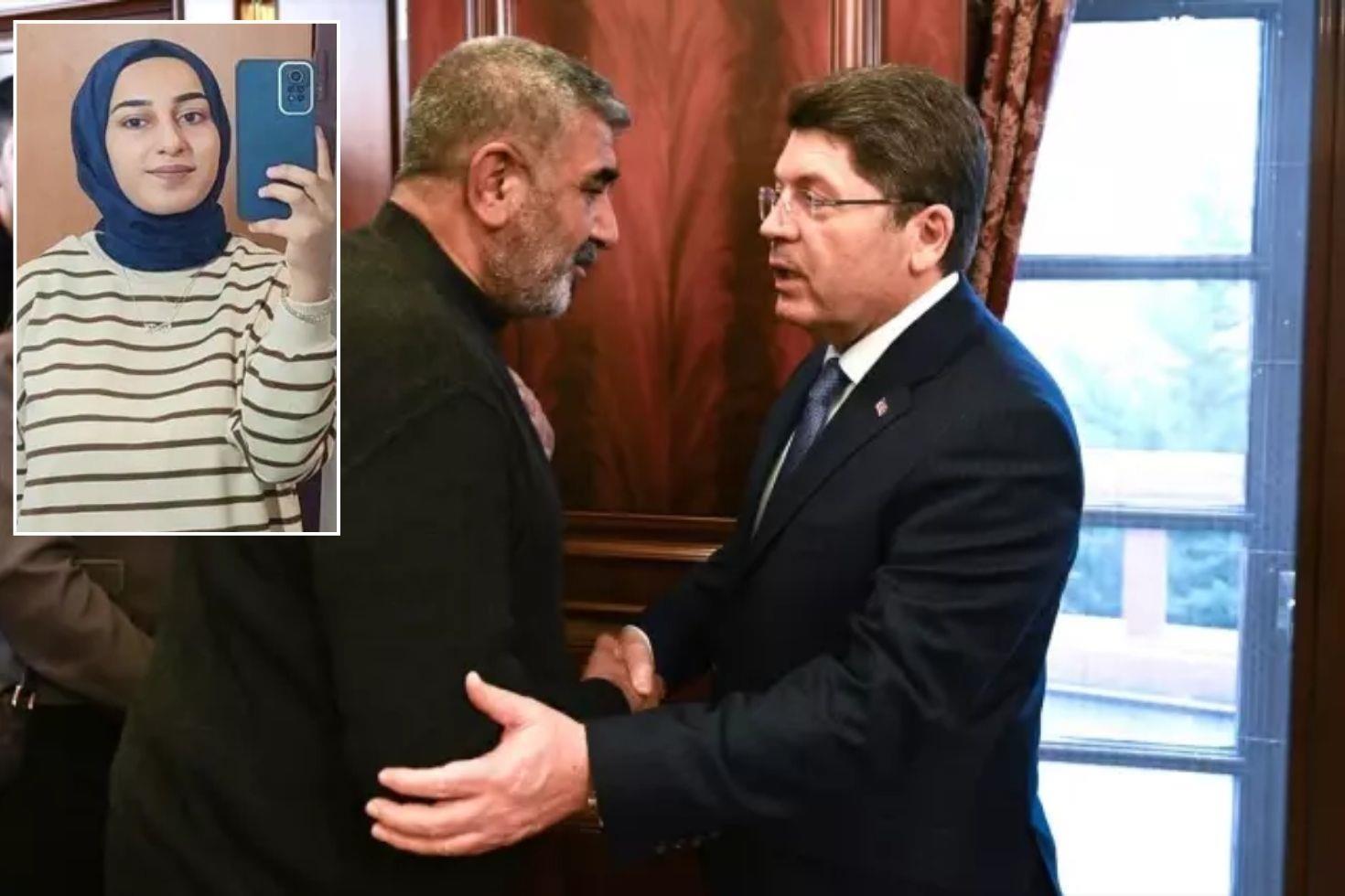 Adalet Bakanı Tunç, Rojin Kabaiş’in ailesiyle görüştü İlk açıklamalar geldi