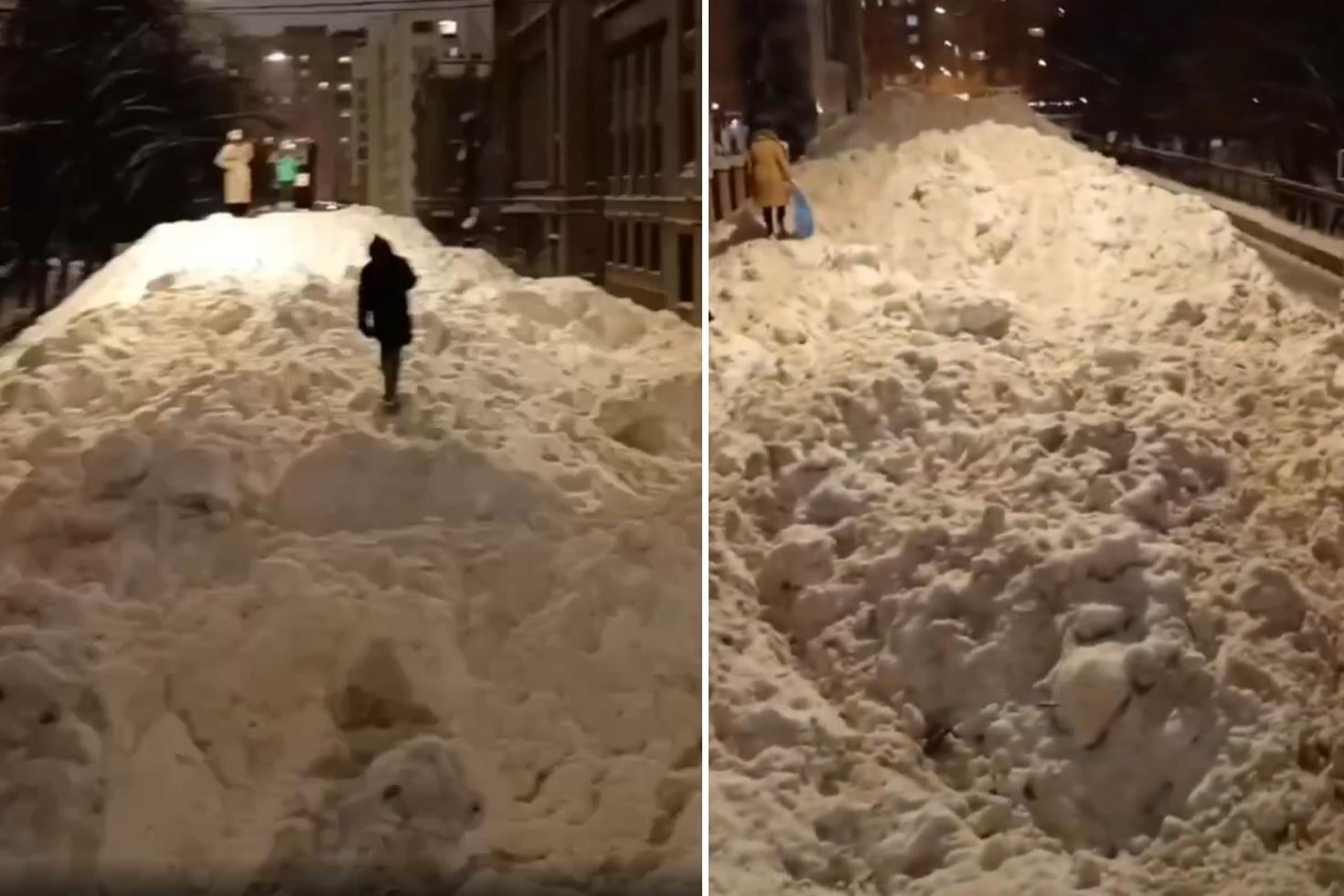 Ülke karlar altında 146 yılın en güçlü fırtınasına yakalandılar