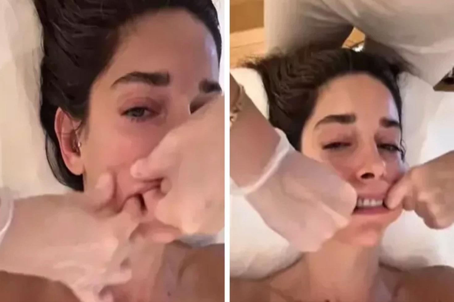 Ünlü oyuncudan şoke eden paylaşım Ağzının içine yaptırdı