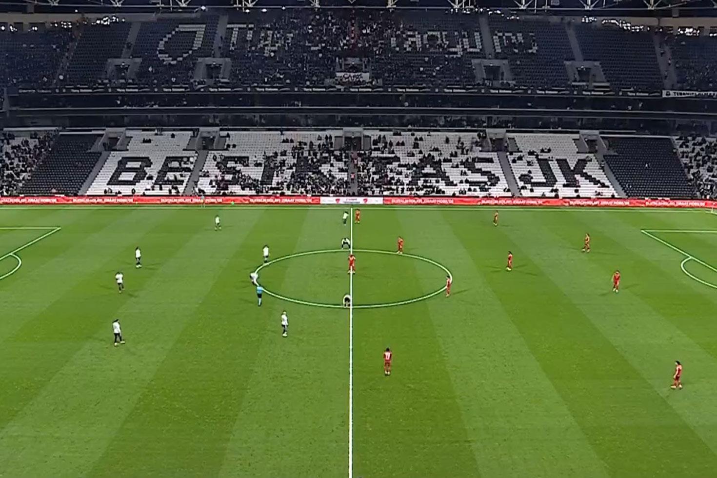 Beşiktaş-Ankara Keçiörengücü maçına damga vuran görüntü