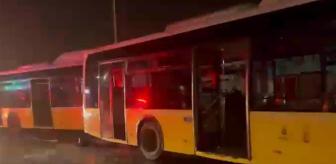 İstanbul güne kaza haberiyle uyandı! 3 İETT otobüsü çarpıştı