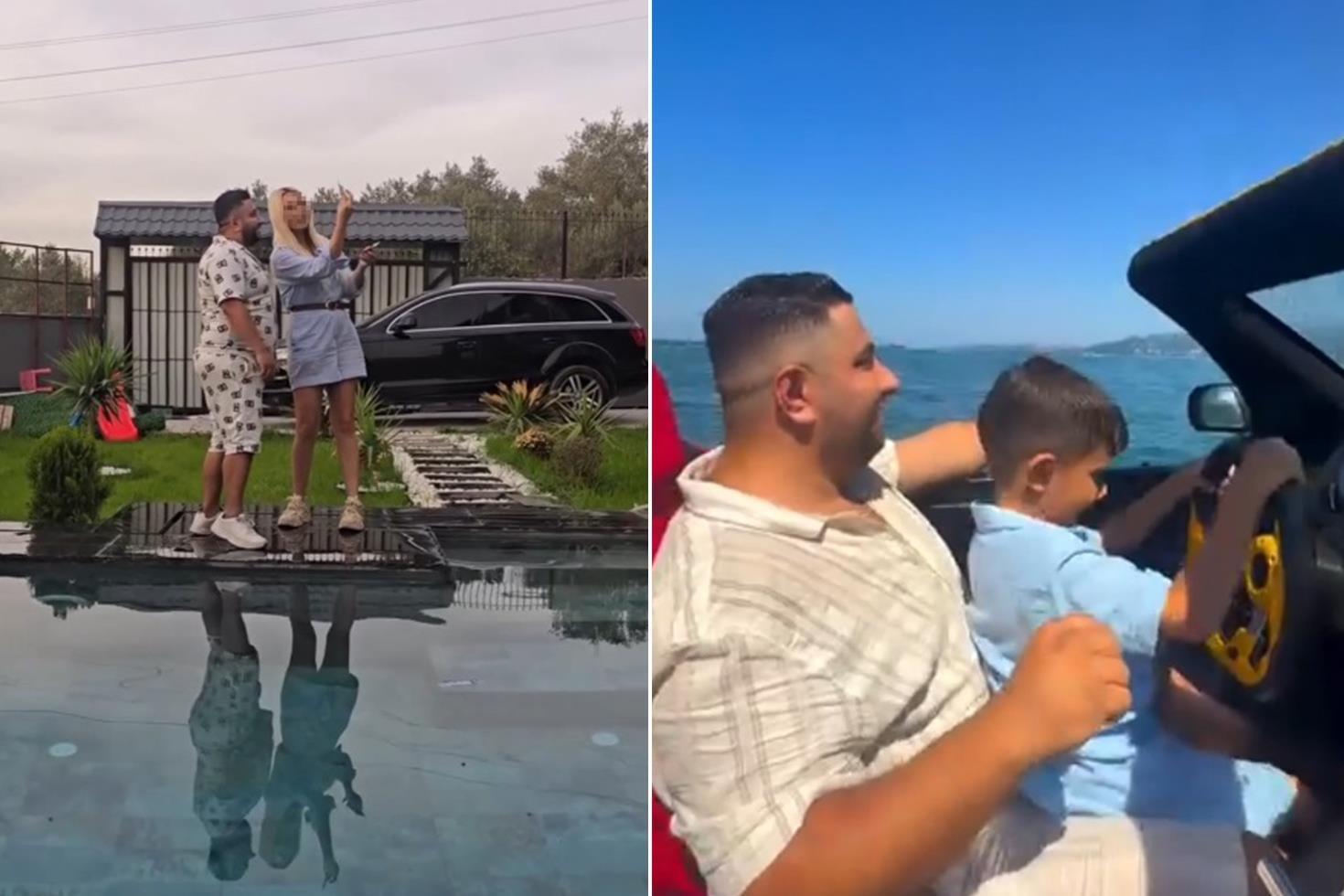 Lüks villadaki aile faciasından geriye bu pozlar kaldı