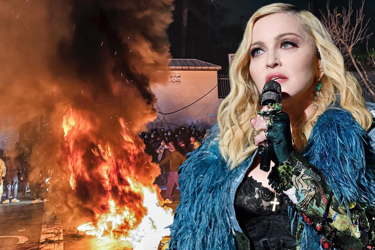 Madonna’dan İran’daki protestoculara destek mesajı