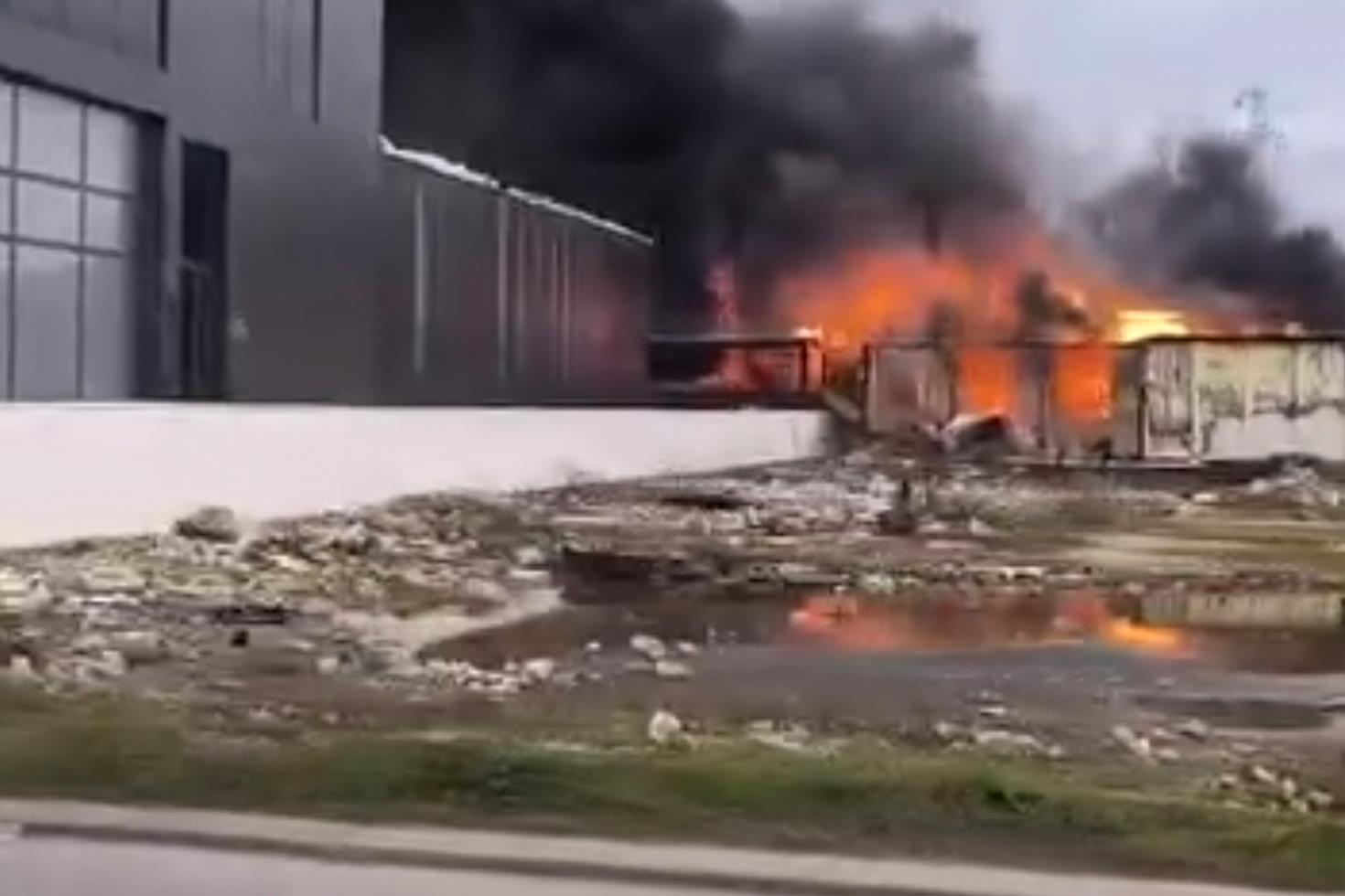 Şile’de konteyner yangını: 1 ölü