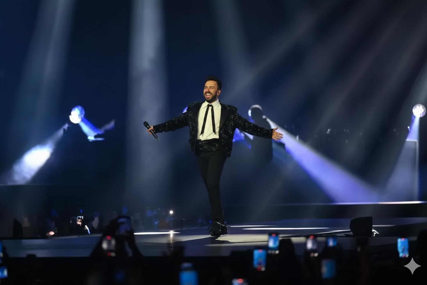 Tarkan, yaklaşık 7 yıl aradan sonra İstanbul’da yeniden sahneye çıktı