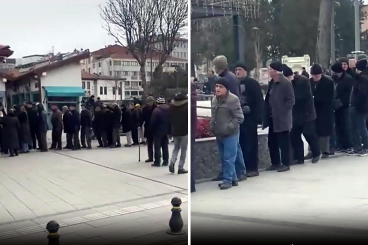 Soğuk havada çorba kuyruğu CHP’li vekil görüntüyü paylaşıp isyan etti