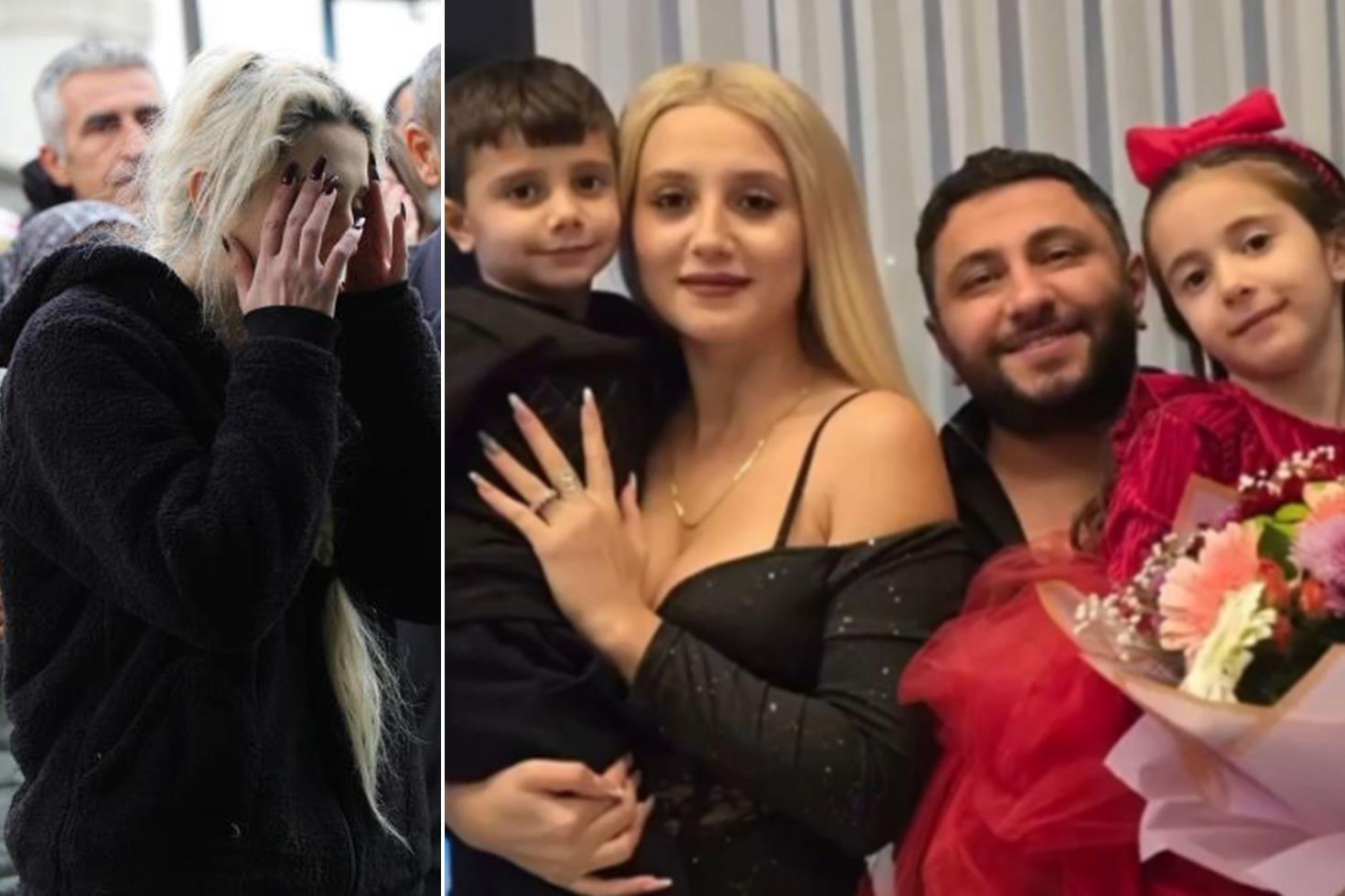 Youtuber babalarının öldürdüğü kardeşler yan yana toprağa verildi Annenin feryadı yürek dağladı