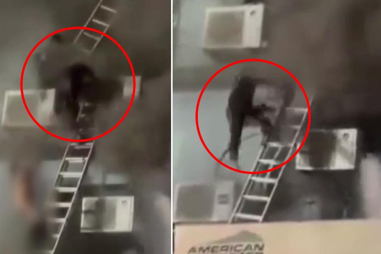 AVM yangınında can pazarı: Alevlerden kaçarken metrelerce yüksekten yere çakıldılar