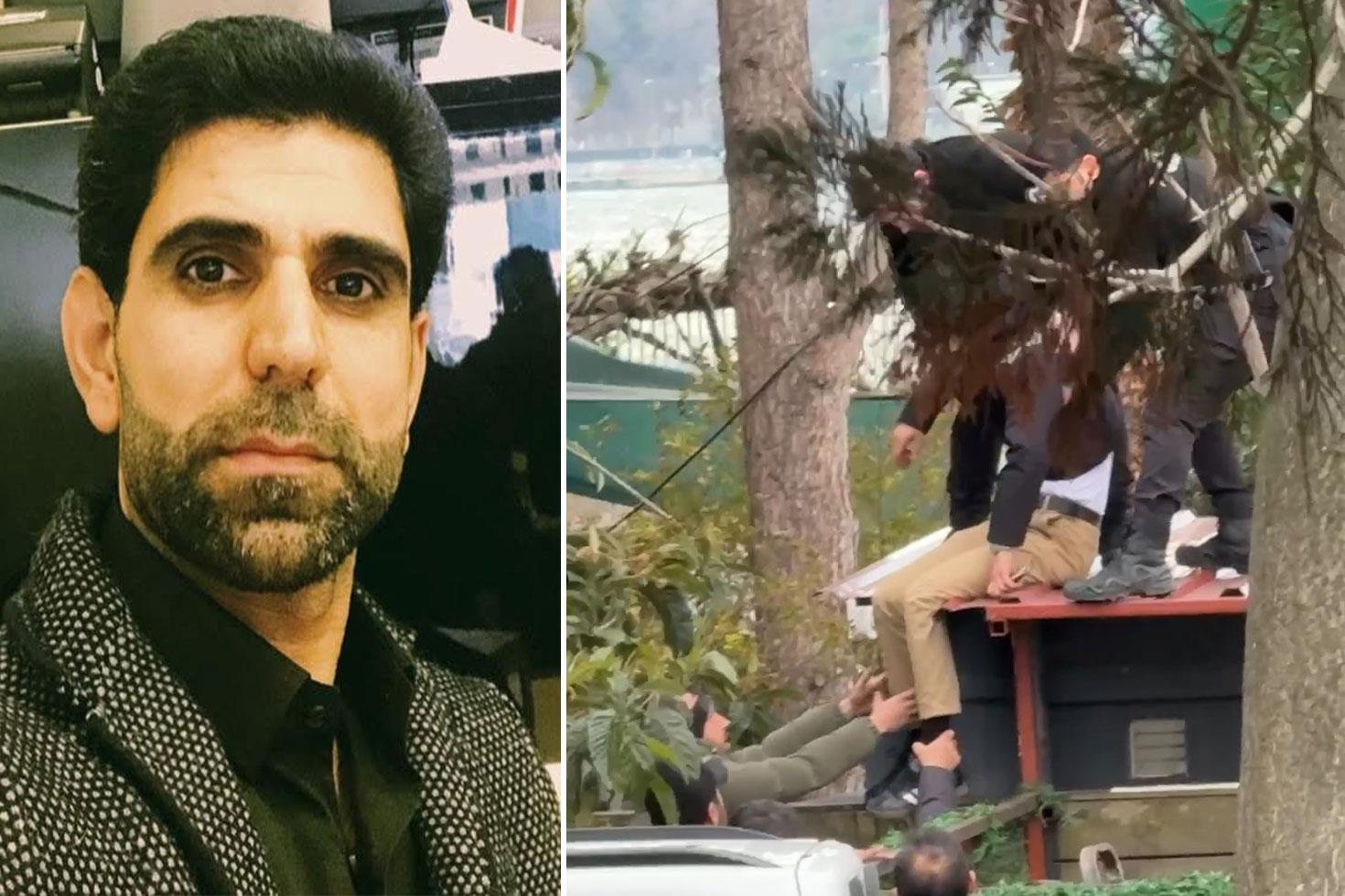 Kafede sır dolu ölüm Haberi alan yakınları çatıya çıktı