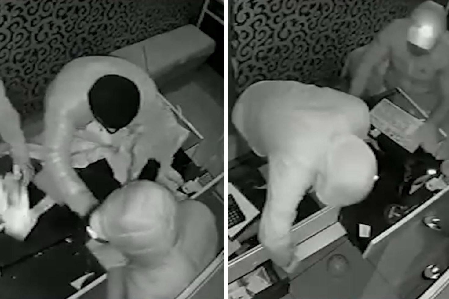 40 saniyede 1.5 milyonluk altın hırsızlığı kamerada