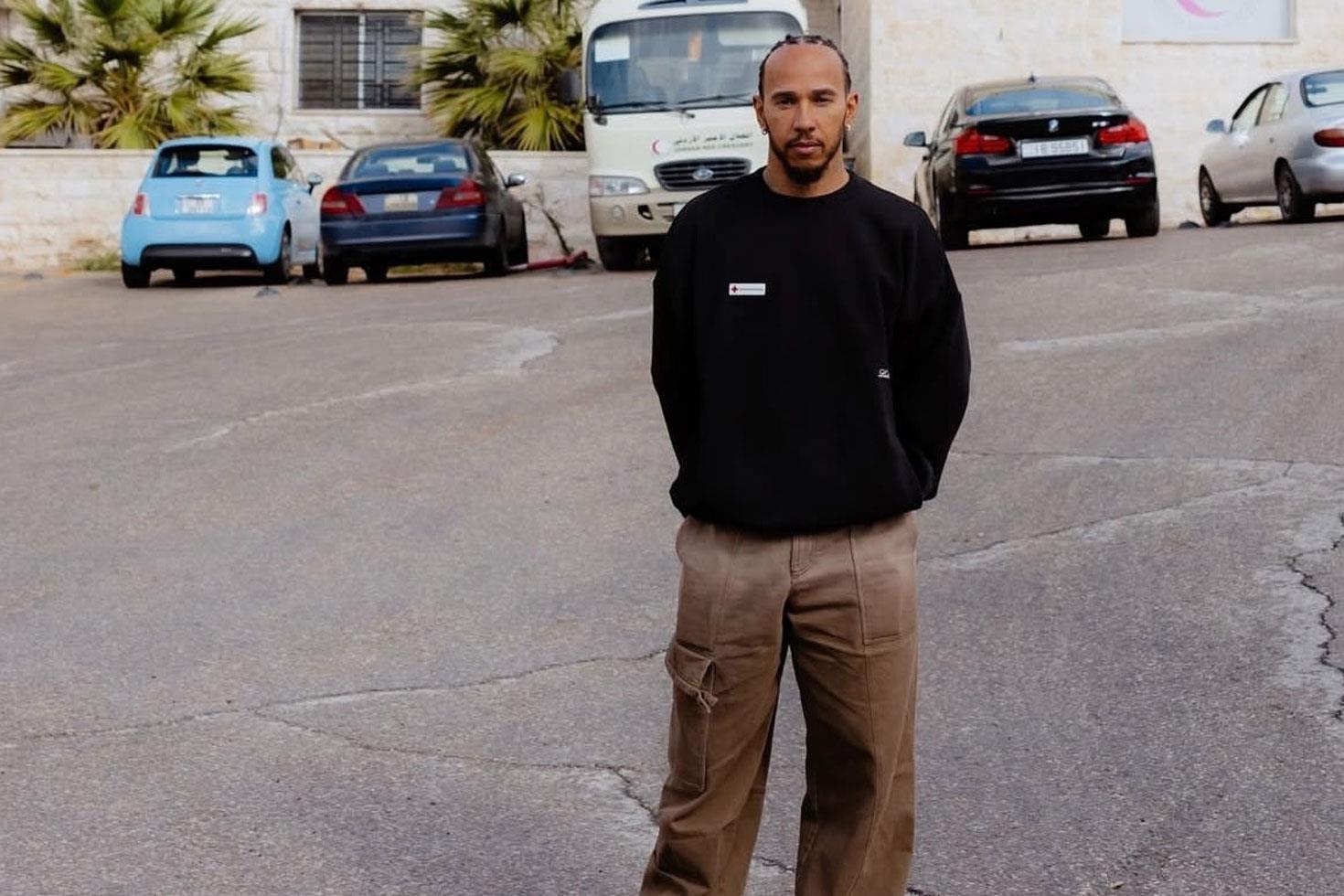 Gazze halkını destekleyen Lewis Hamilton’dan anlamlı hareket