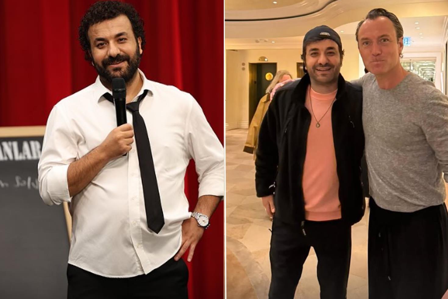 Hasan Can Kaya, Hollywood yıldızı Jude Law karşılaştı, O da Nuri Bilge Ceylan hayranı çıktı