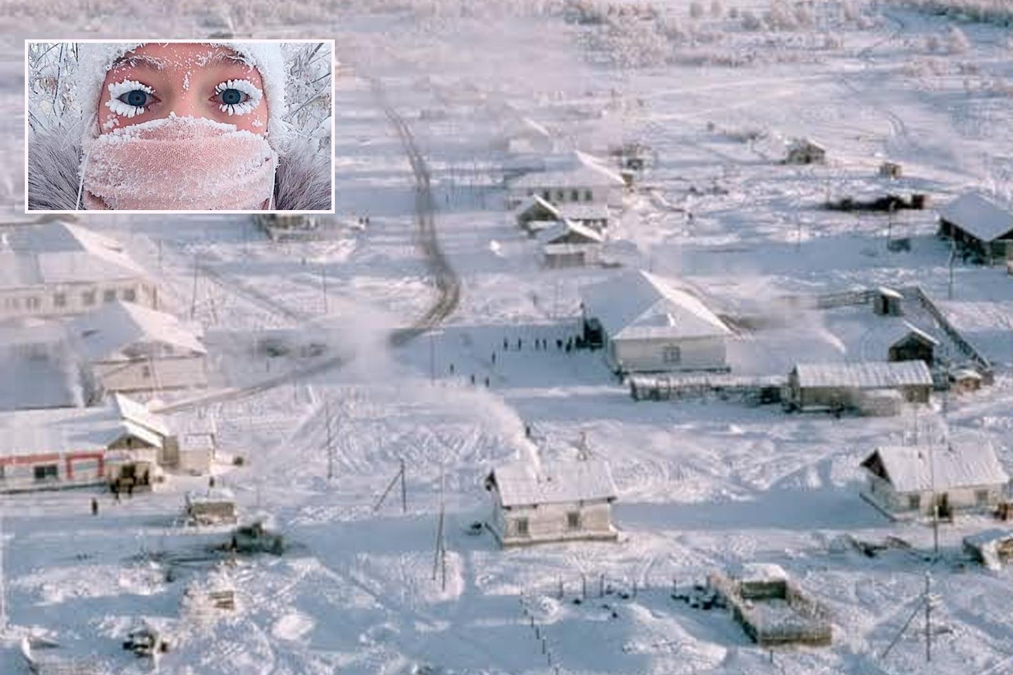 Dünyanın en soğuk yeri Oymyakon’da eksi 71’de yaşam mücadelesi