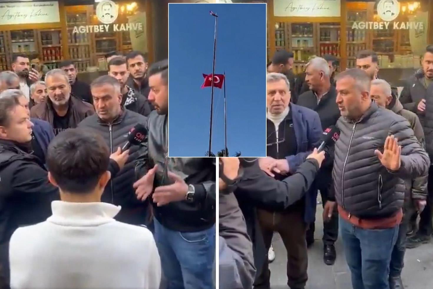 Bayrak indirme olayı sonrası ayağa kalkan ilçe: Bize mal etmesinler