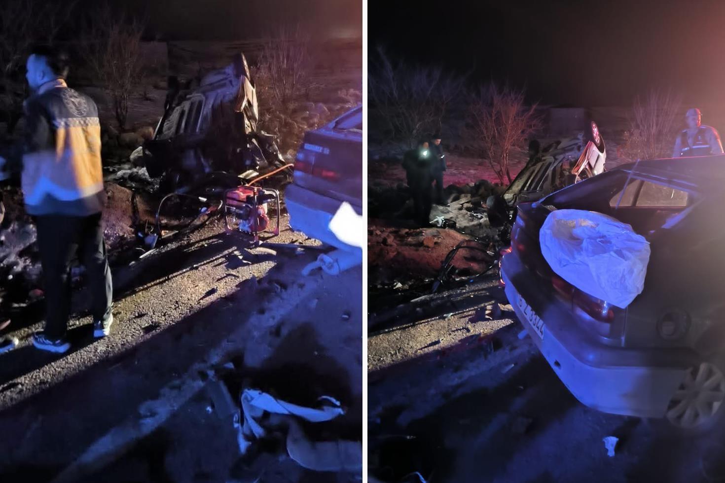 Mardin’de otomobil ile hafif ticari aracın çarpıştığı kazada 3 kişi öldü, 2 kişi yaralandı