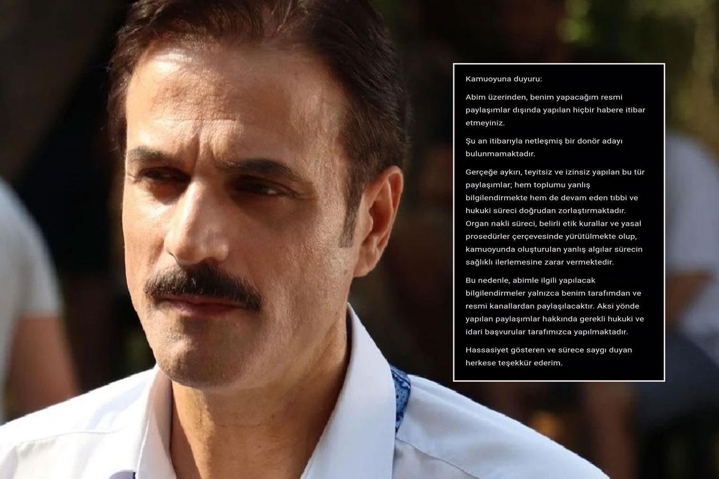 “Ufuk Özkan’a donör bulundu“ iddialarına kardeşi Umut Özkan’dan yalanlama