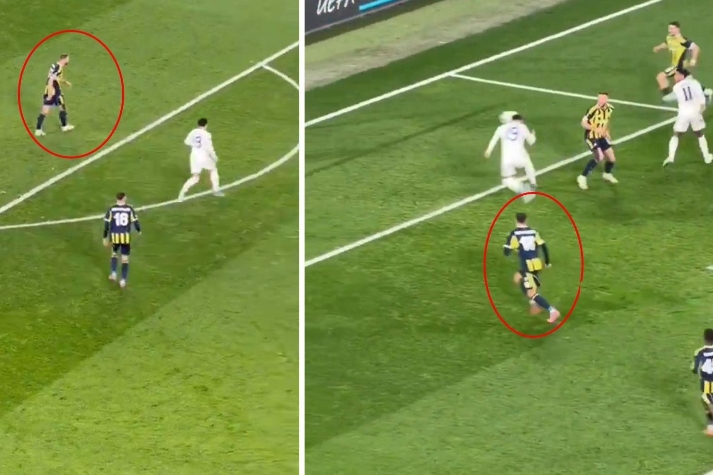 Maçtan sonra ortaya çıkan görüntü Gol bağıra bağıra gelmiş