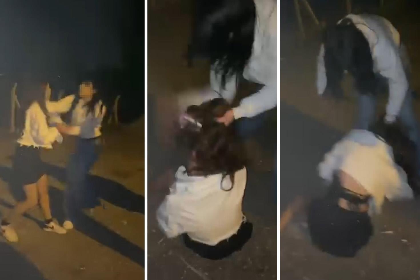 Gençlik nereye gidiyor Sokak ortasında kaydedilen görüntüye bakın