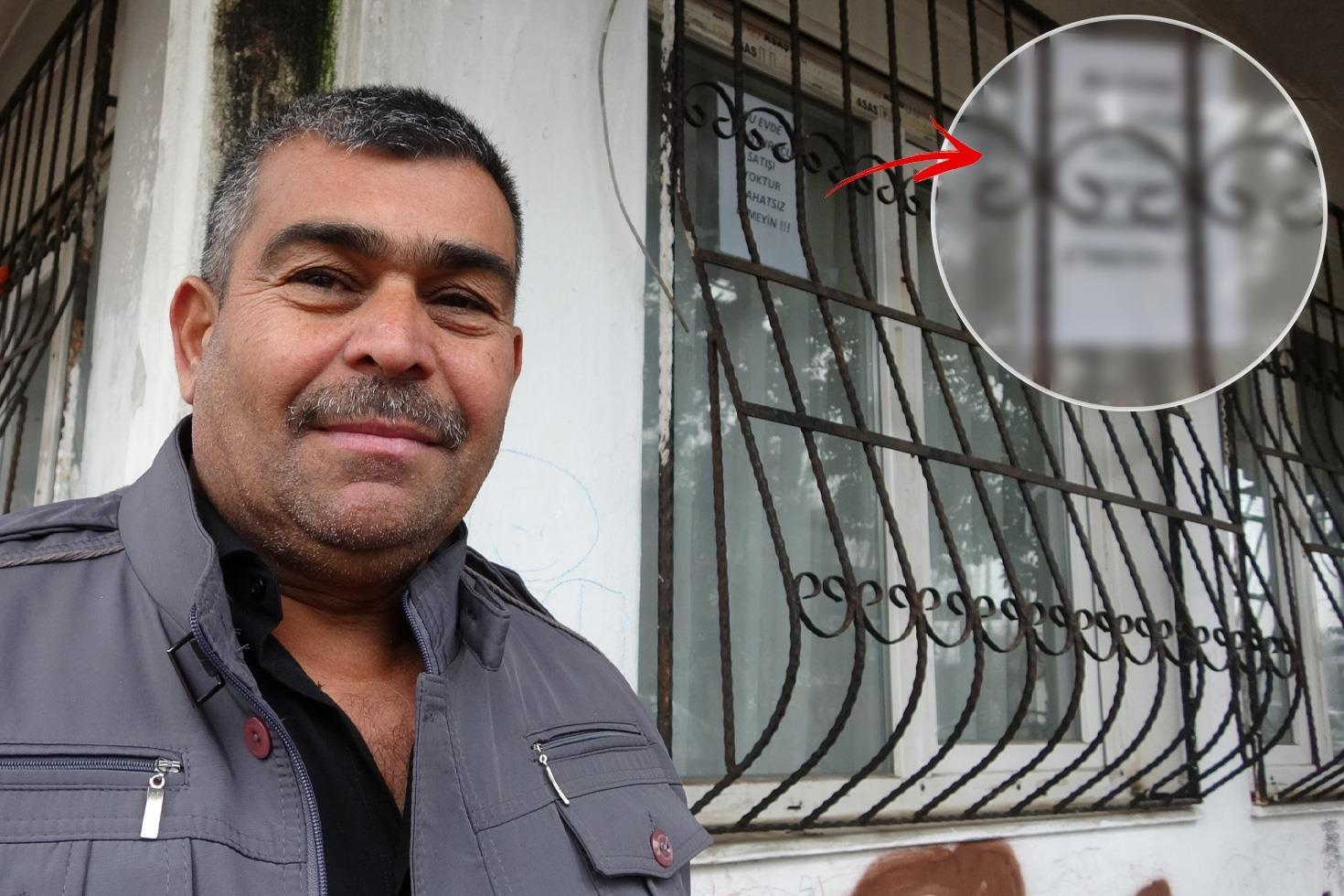 İllallah eden mahalleli evinin camına “Uyuşturucu satışı yoktur“ yazısı astı