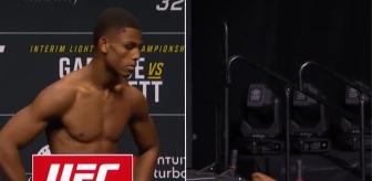 UFC'de korku dolu anlar! Tartıdan inerken öyle bir şey oldu ki...