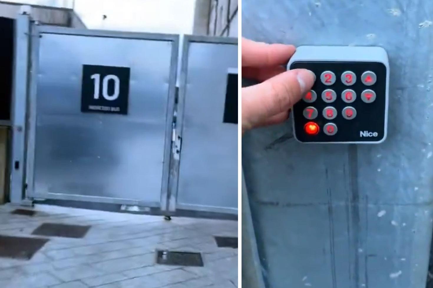 Kapı şifresi bomba Elini kolunu sallayarak stada girdi