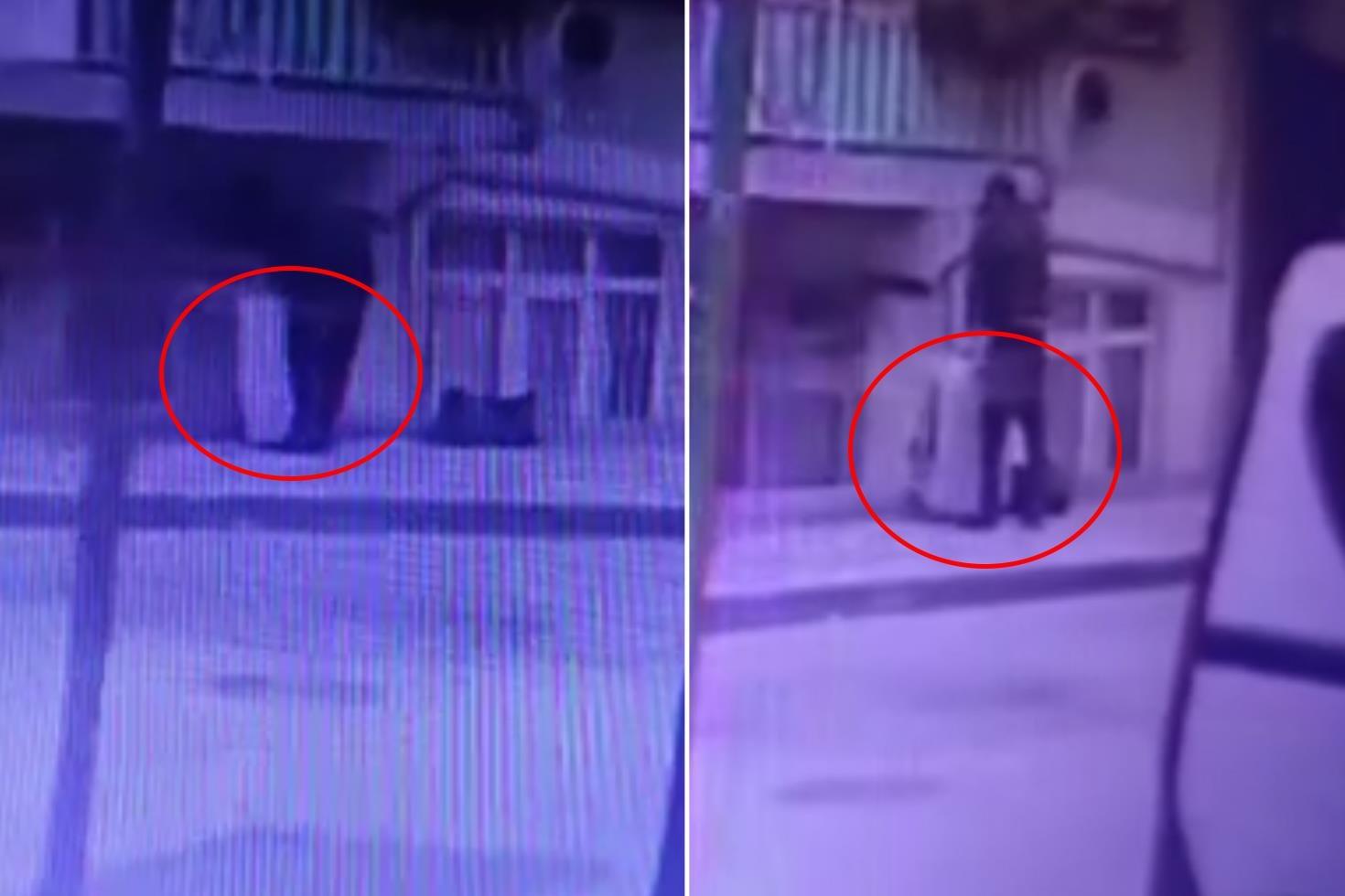 Khokimova’nın cesedinin balkondan bavulla çıkarıldığı anlar ortaya çıktı