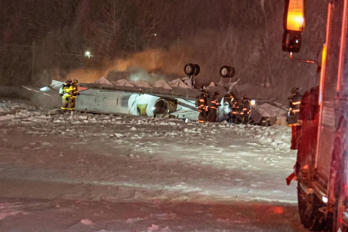ABD’de korkunç kaza 8 kişiyi taşıyan özel jet düştü
