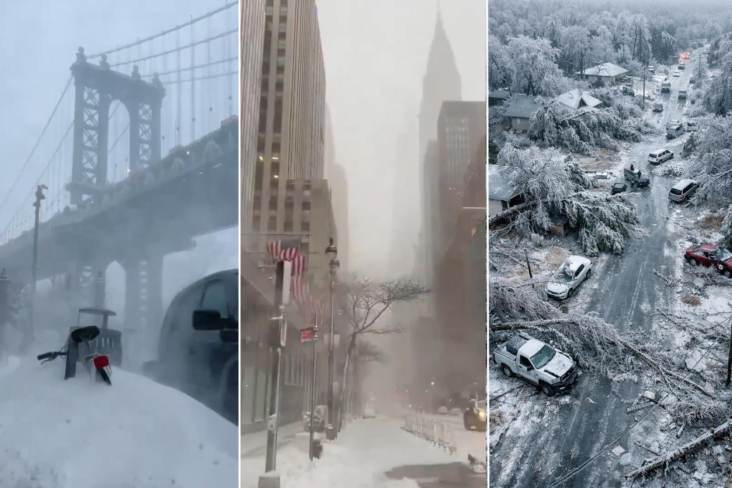 Kar yağışı değil küçük kıyamet ABD’de 200 milyon kişi tehdit altında