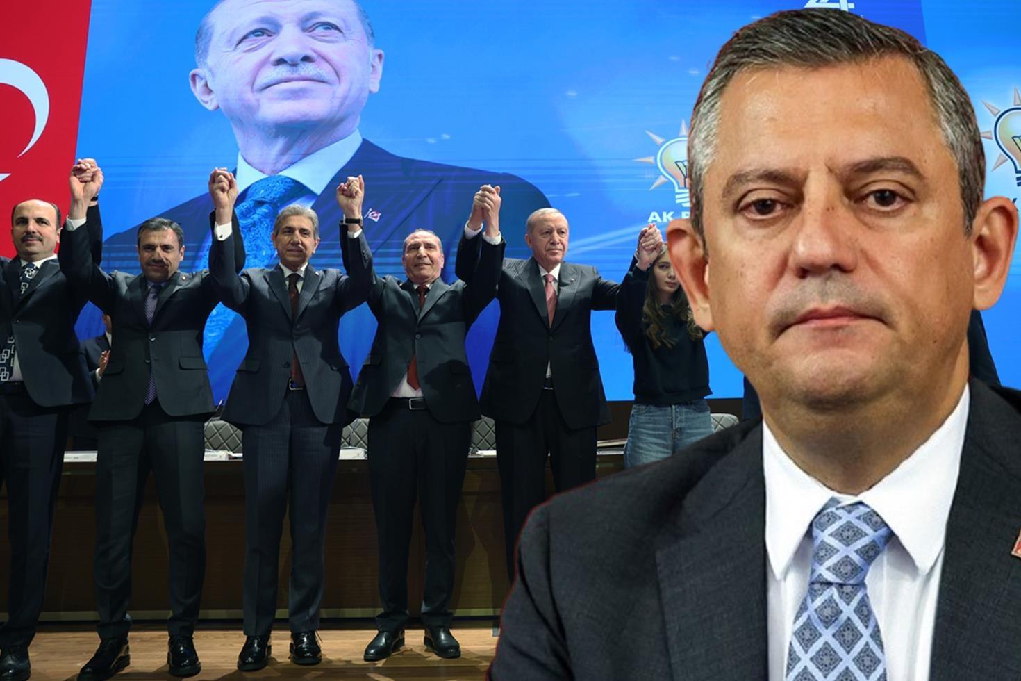 Cumhurbaşkanı Erdoğan, AK Parti’ye katılan belediye başkanlarına rozetlerini taktı