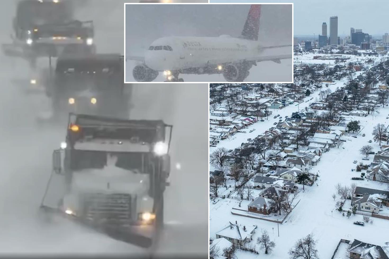 Ülkede tarihi felaket 800 binden fazla kişi elektriksiz kaldı, binlerce uçuş iptal edildi