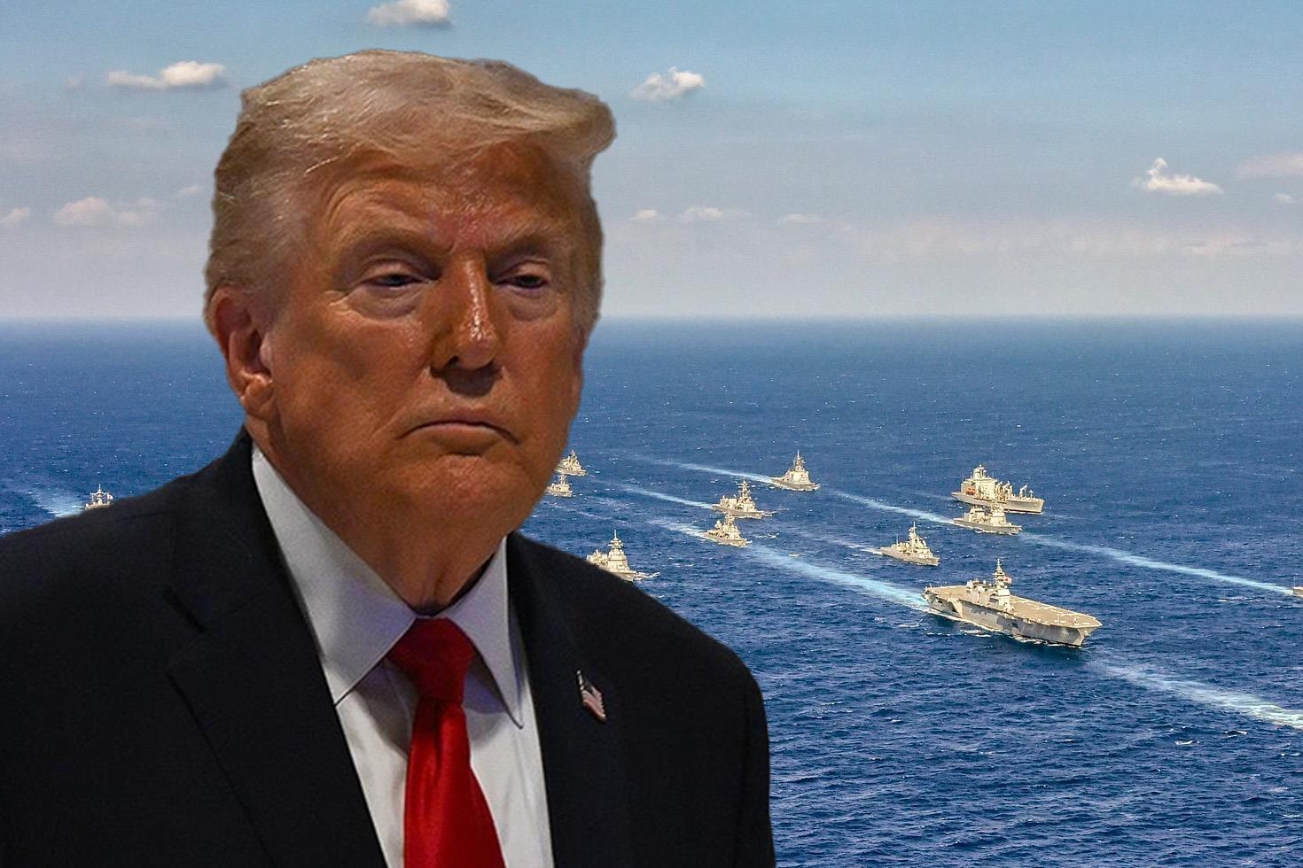 Trump: İran’ın yanında büyük bir donanmamız var, anlaşma yapmak istiyorlar