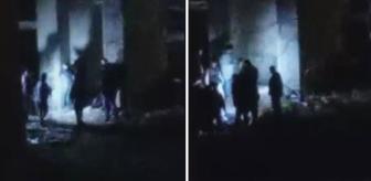 Korkunç manzarayı viyadüğün önünden geçen seyyar satıcı fark etti