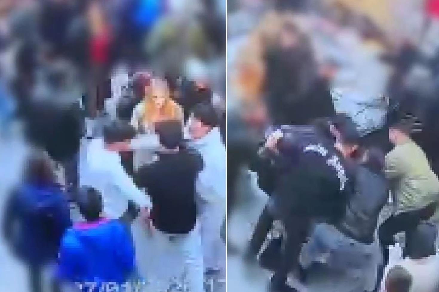 Görüntü İstanbul’un tarihi semtinden Turisti tekme tokat dövdü