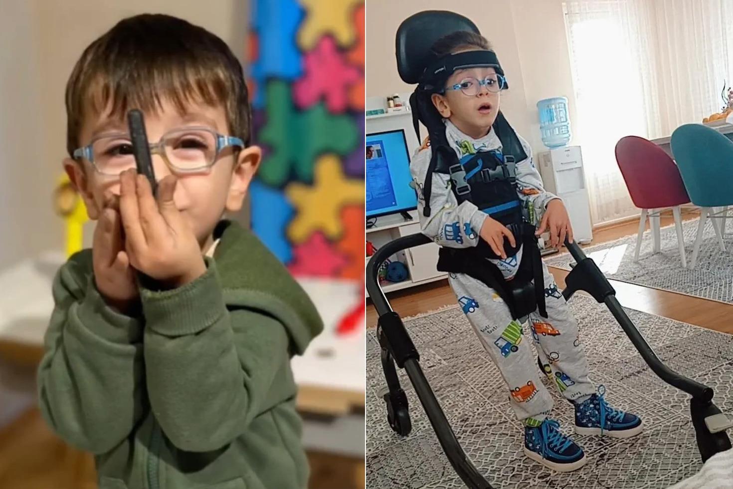 Kaan’ın hayatı bir günde altüst oldu Grip diye hastaneye gittiler, 4 yıldır yatağa mahkum