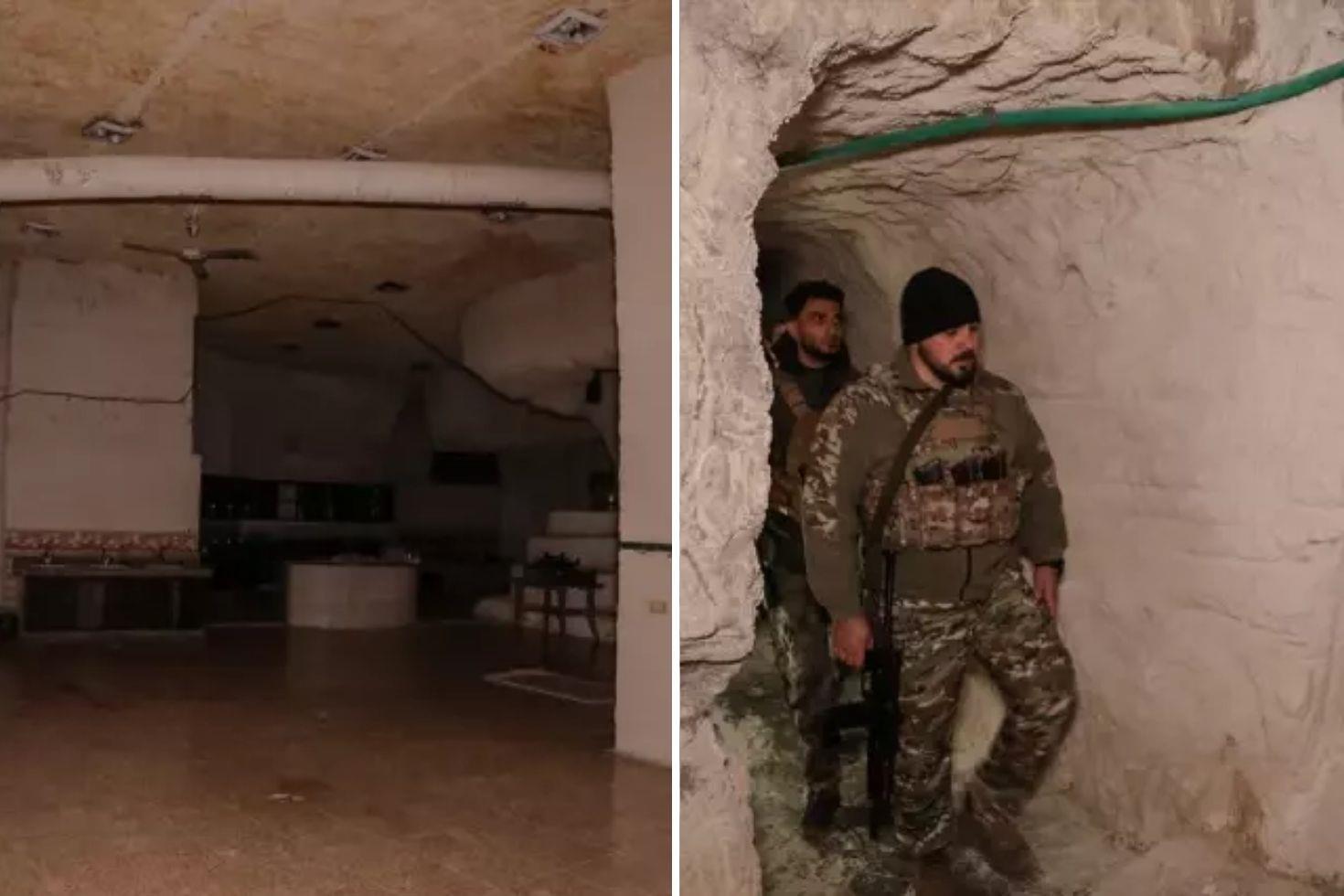 Terör örgütünün yer altı şehri ortaya çıktı İçinde yok yok