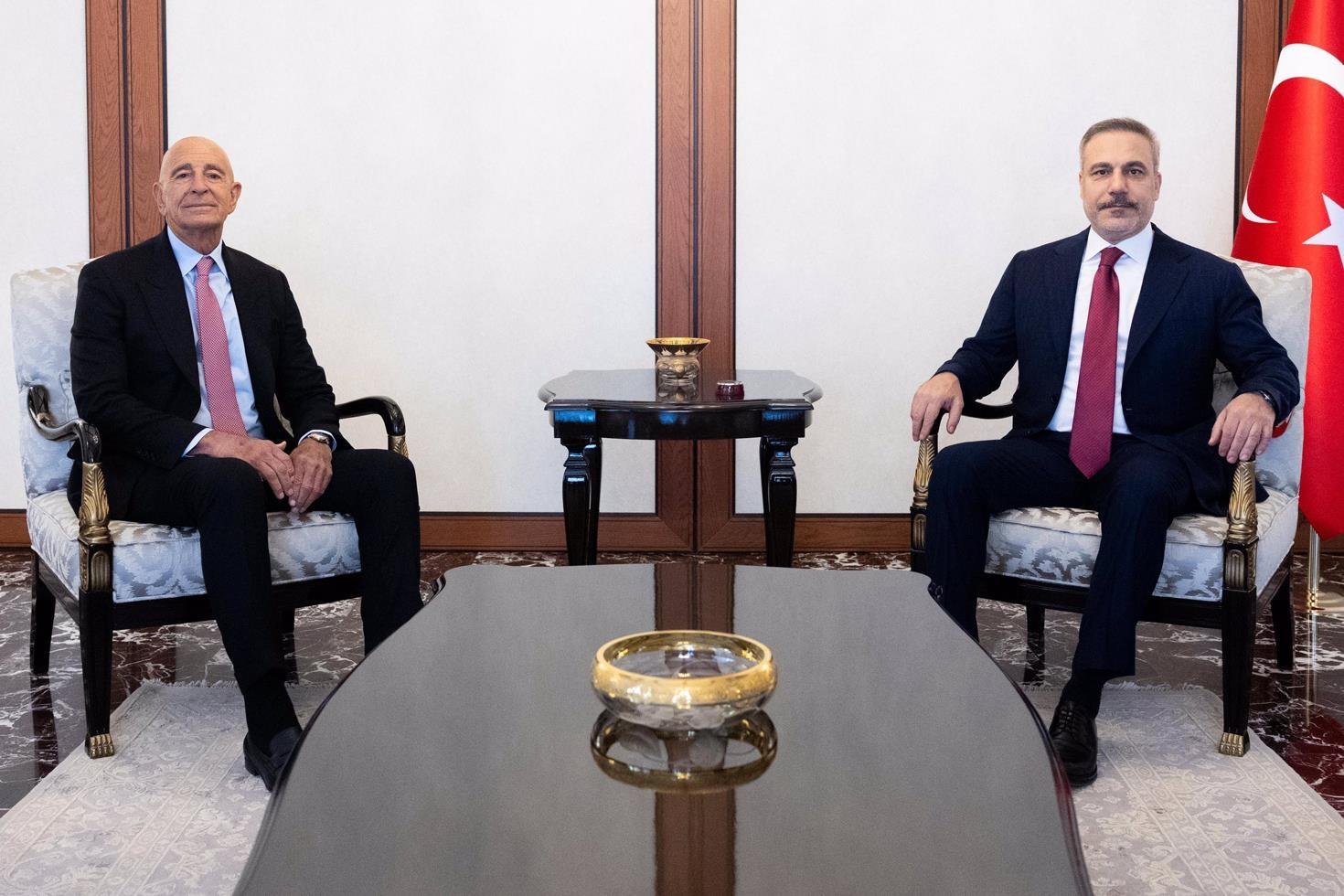 Bakan Fidan, ABD Büyükelçisi Barrack’ı kabul etti