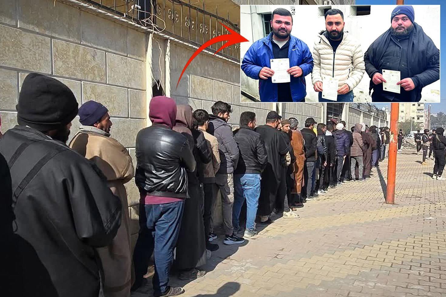 YPGSDG’liler güvence peşinde O belge için kuyruğa girdiler