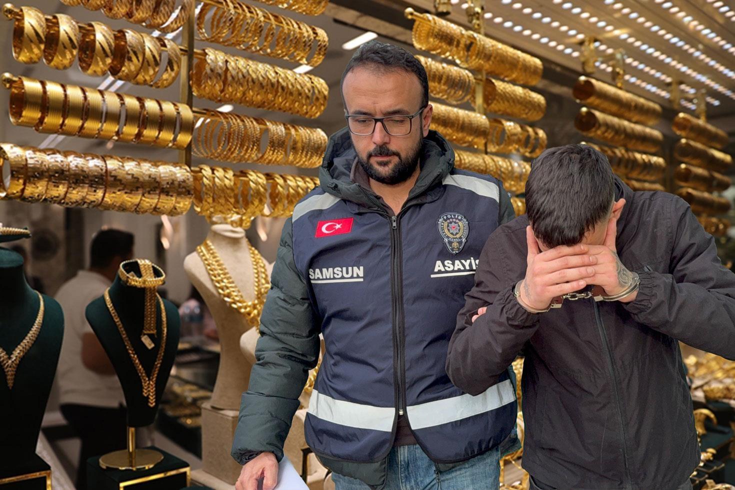 Vitrin camını kırıp çaldı, altın sandığı bilezikler bambaşka çıktı