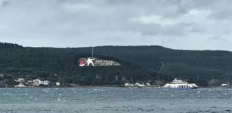 Çanakkale Boğazı fırtına nedeniyle çift yönlü trafiğe kapatıldı