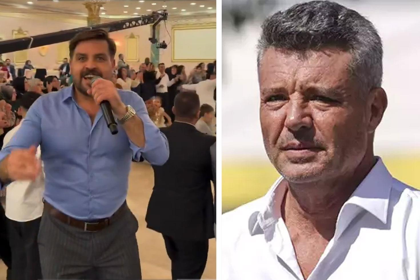 Düğüne damga vuran olay Eline mikrofonu alıp Sadettin Saran’a seslendi